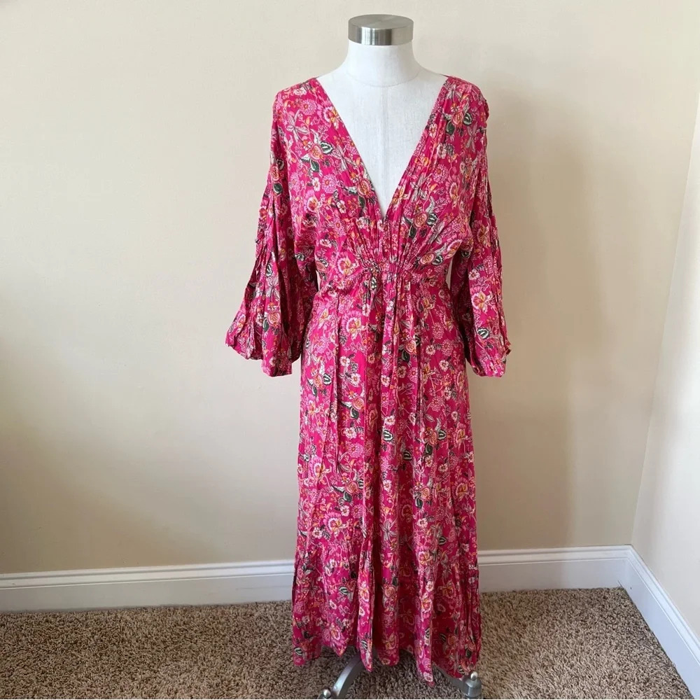 Misa Los Angeles Johanna Dress In pink Falaise Floral 17476 - Picture 6 of 15